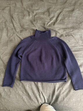Women’s J. Crew Deep Blue Rollneck Sweater